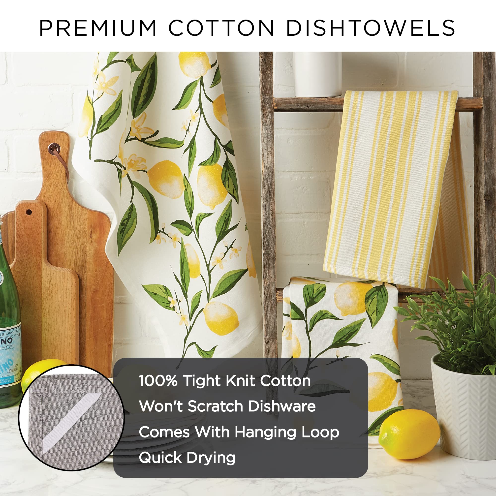 DII Spooky Kitchen Towel Collection Halloween Décor Printed Dishtowel Set, 18x28, Bats & Ghosts, 2 Count - Image 7