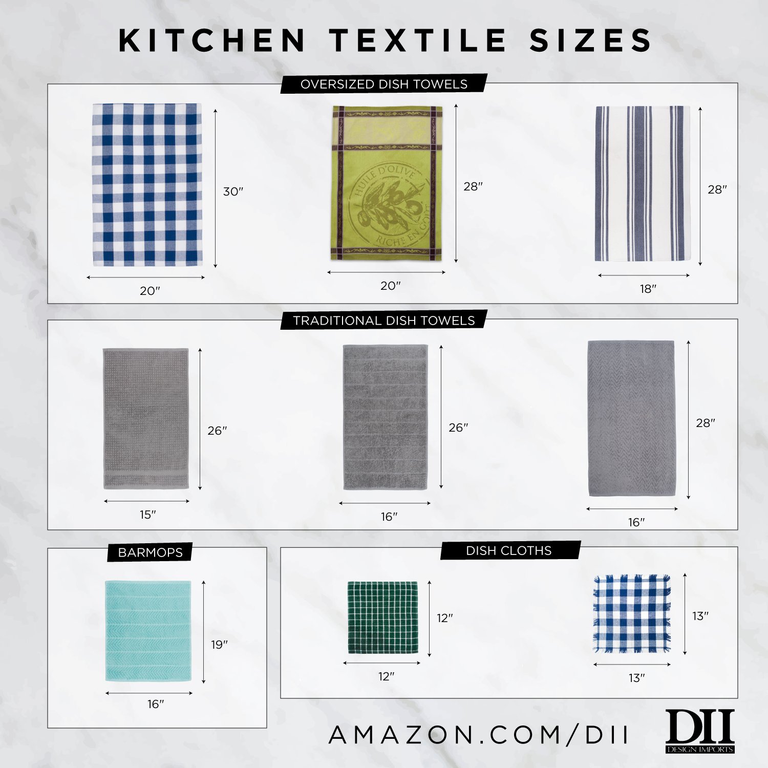 DII Cleaning Collection Soft Highly Absorbent Microfiber, Dishcloth Set, 12x12, Taupe, 6 Piece - Image 4