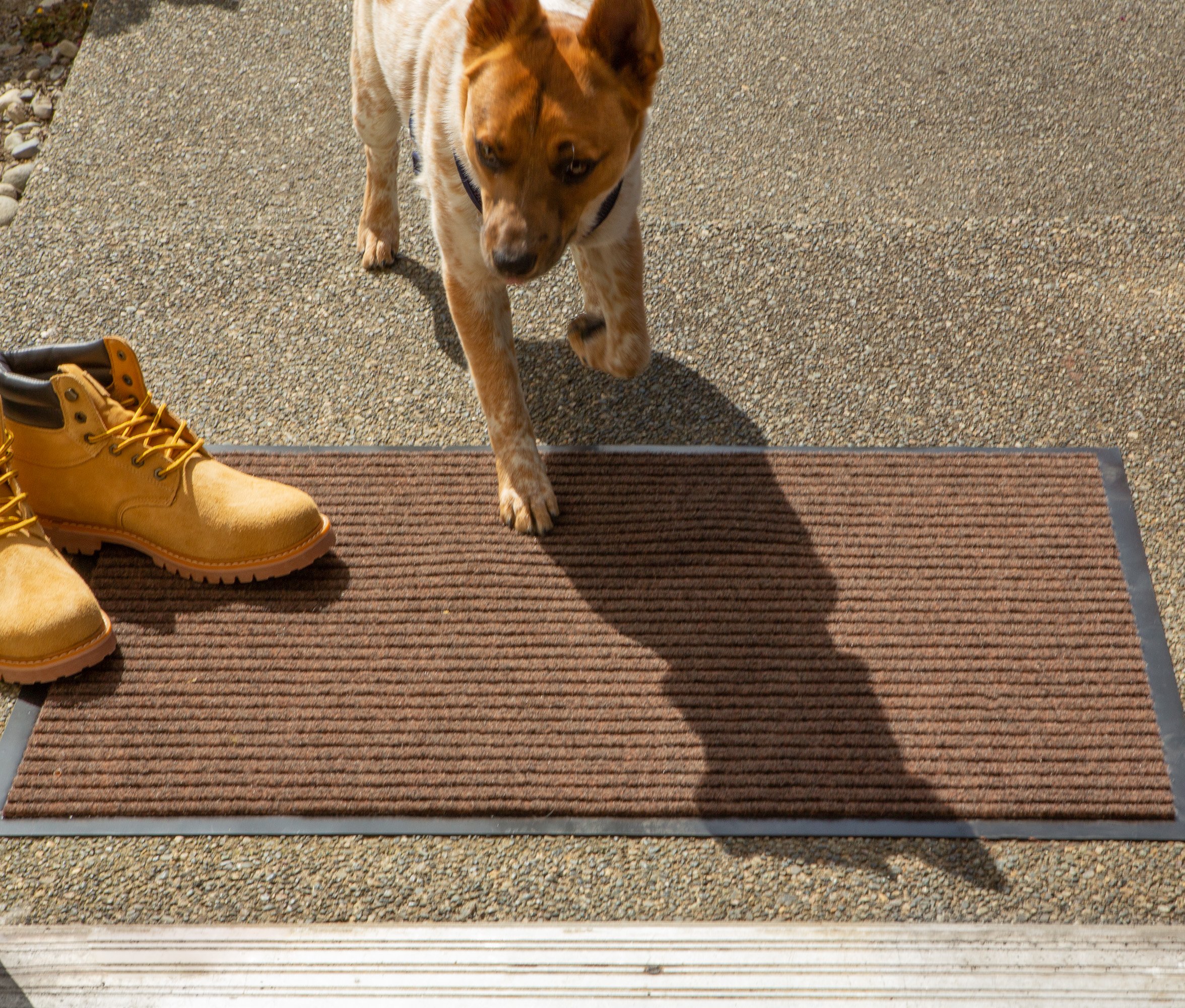 DII Durable Walk Off Utility Indoor/Outdoor Runner, 30x48, Brown - Image 4