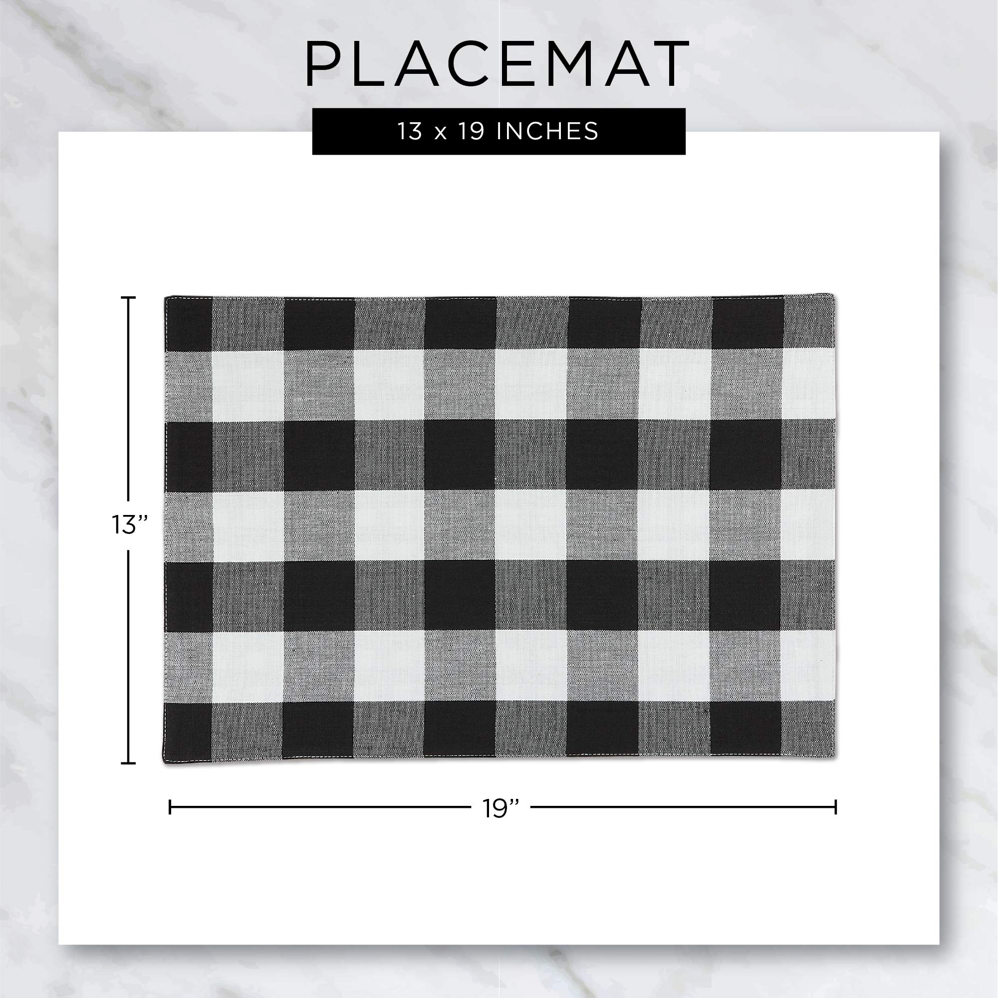 DII Multi Stripe Kitchen Tabletop Collection, Placemat Set, 13x19, Grass Green, 6 Piece - Image 7