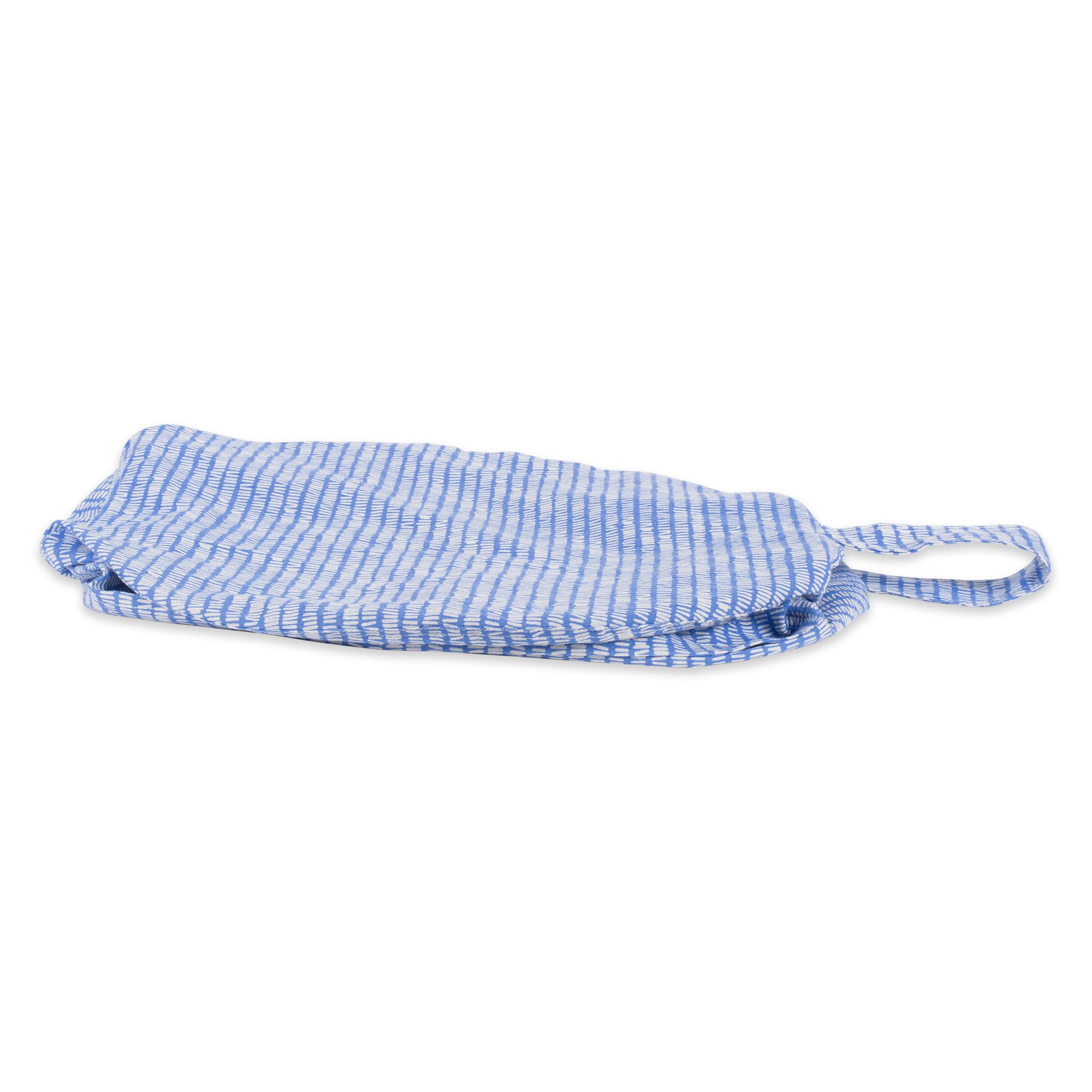 DII Keeping Score Stripes Print, Large Bean Bag Chair Cover for Kids & Stuffed Animal Storage, Bright Blue, One Size - Image 3